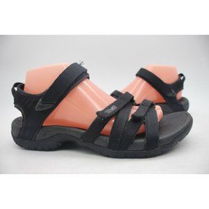 Teva Womens Tirra 4266 Black  Strappy Outdoor Hiking Water Sandals Shoes Size 10